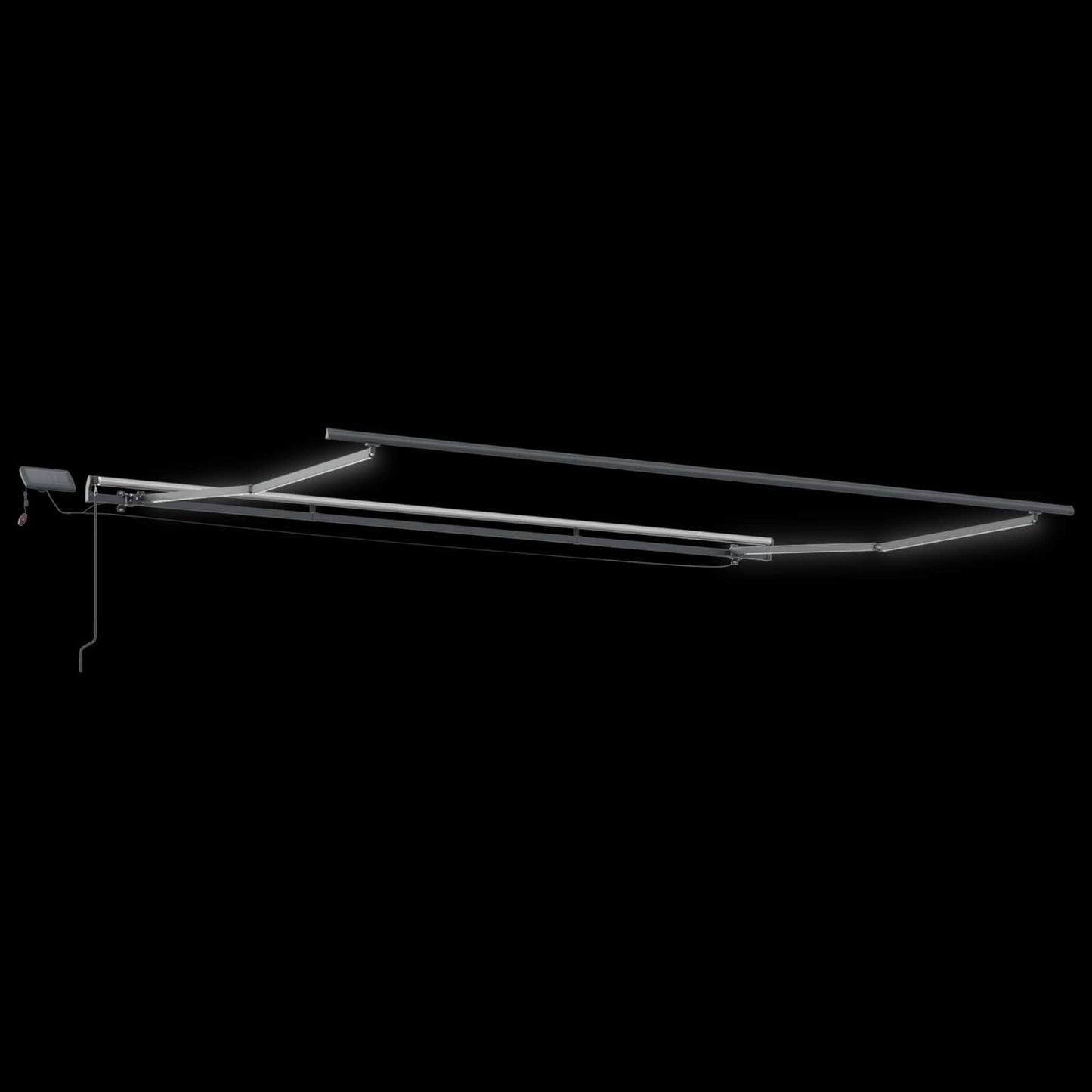 Ausziehbare Markise Orange und Braun 500 x 300 cm
