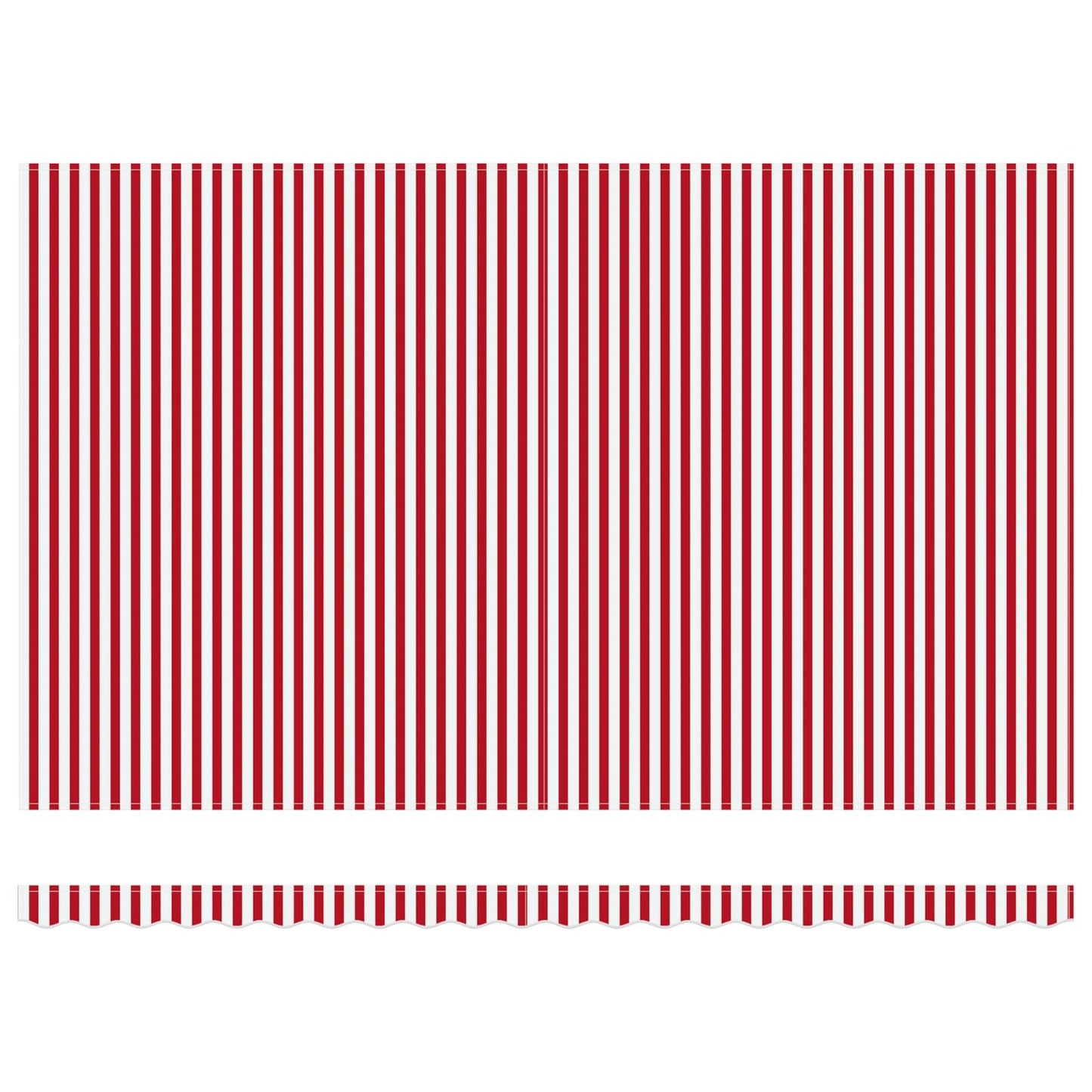 Ausziehbare Markise Rot und Weiß 500 x 300 cm
