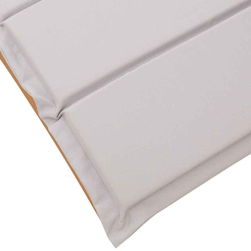 Sonnenliege 1-Person Hellgrau 184 x 55 x 64cm Massivholz Akazie