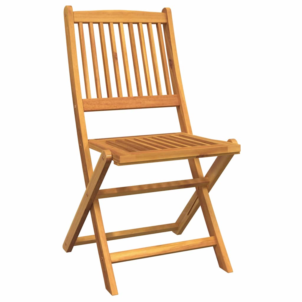 Garten Bistro Set 3 stk. Braun Massivholz Akazie
