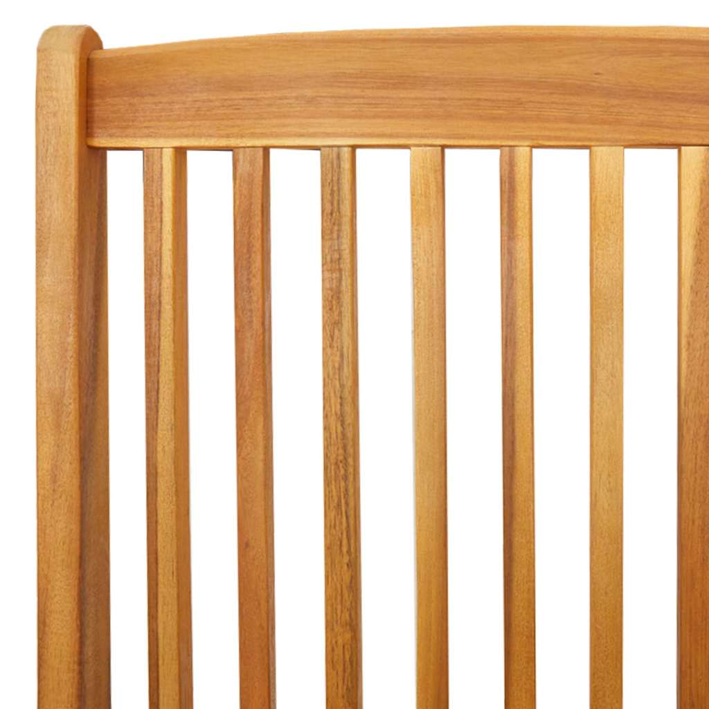 Garten Bistro Set 3 stk. Braun Massivholz Akazie