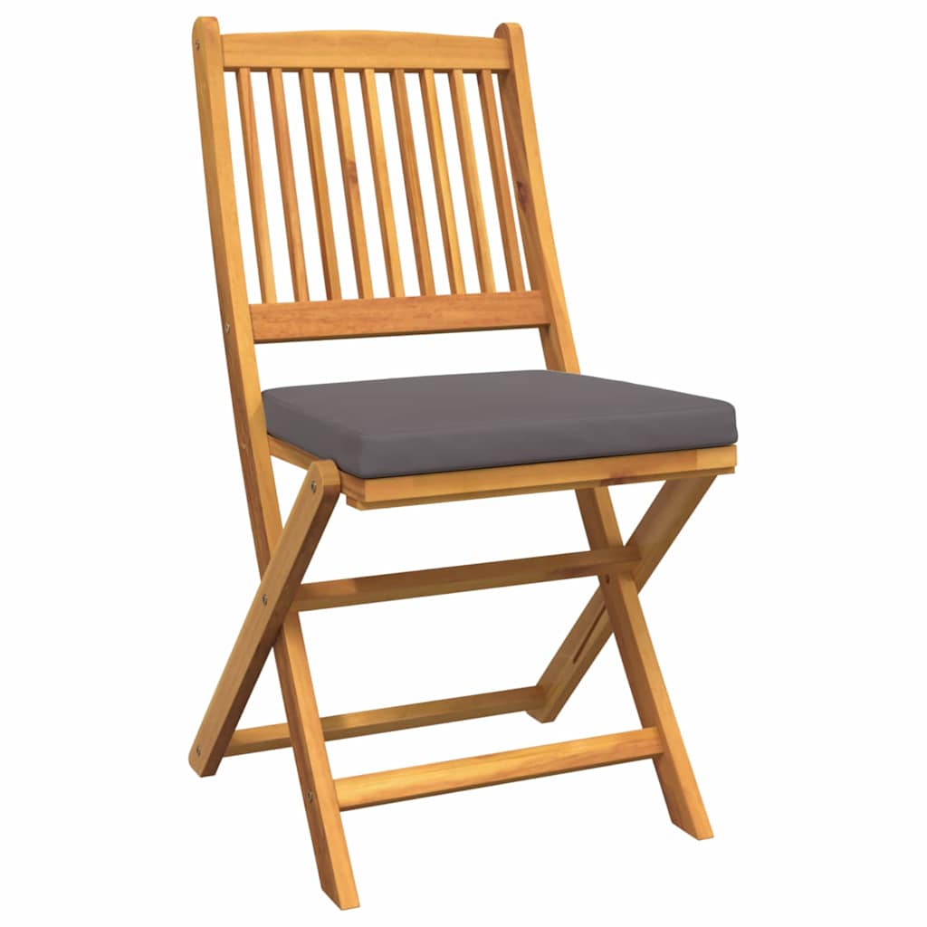 Garten Bistro Set 3 stk. Braun Massivholz Akazie