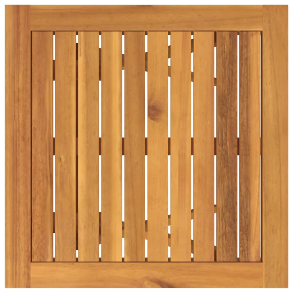 Garten Bistro Set 3 stk. Braun Massivholz Akazie