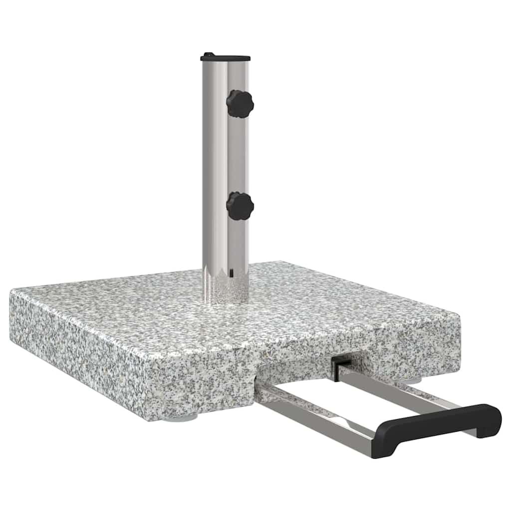Sonnenschirmständer 29 kg Grau Granit Quadratisch