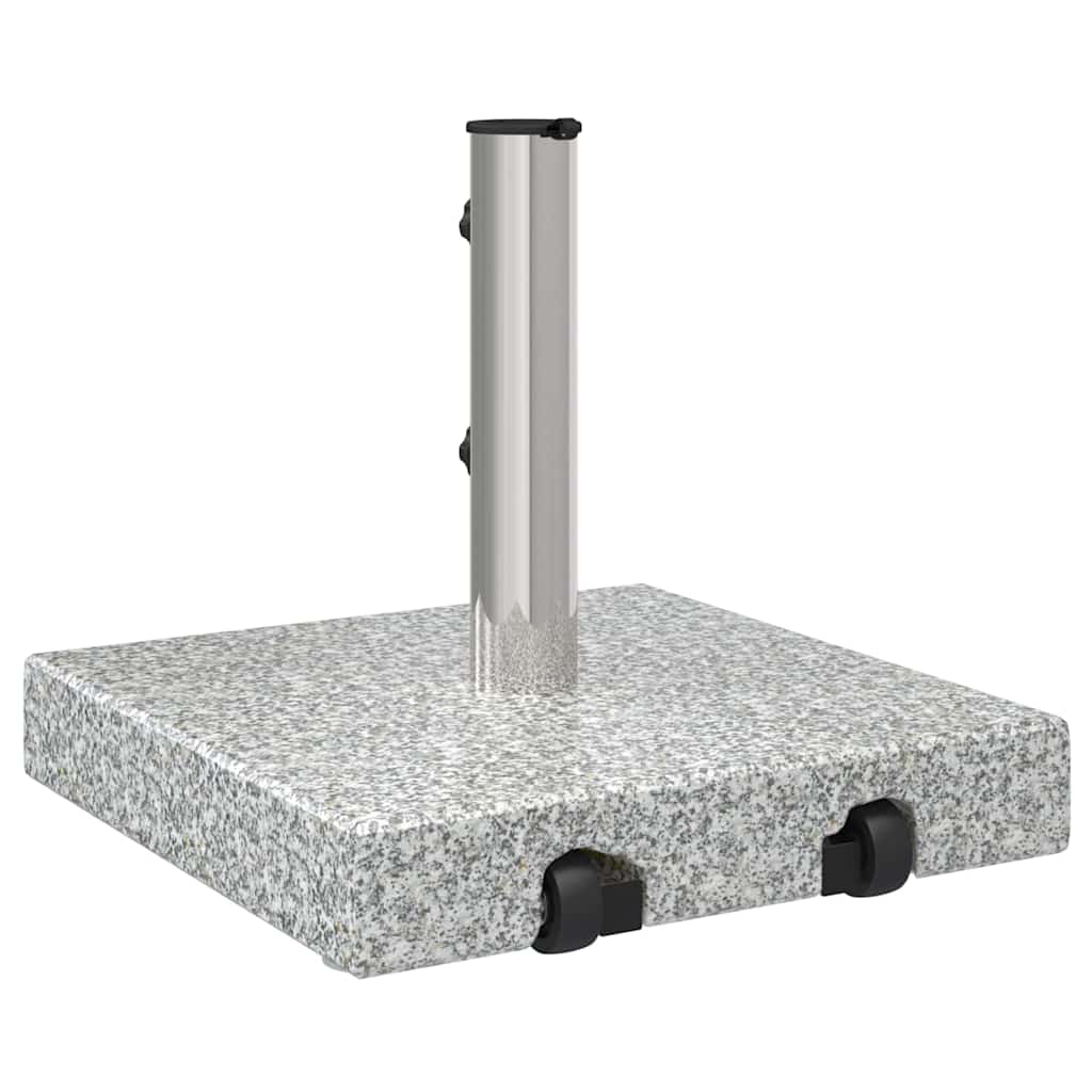 Sonnenschirmständer 29 kg Grau Granit Quadratisch