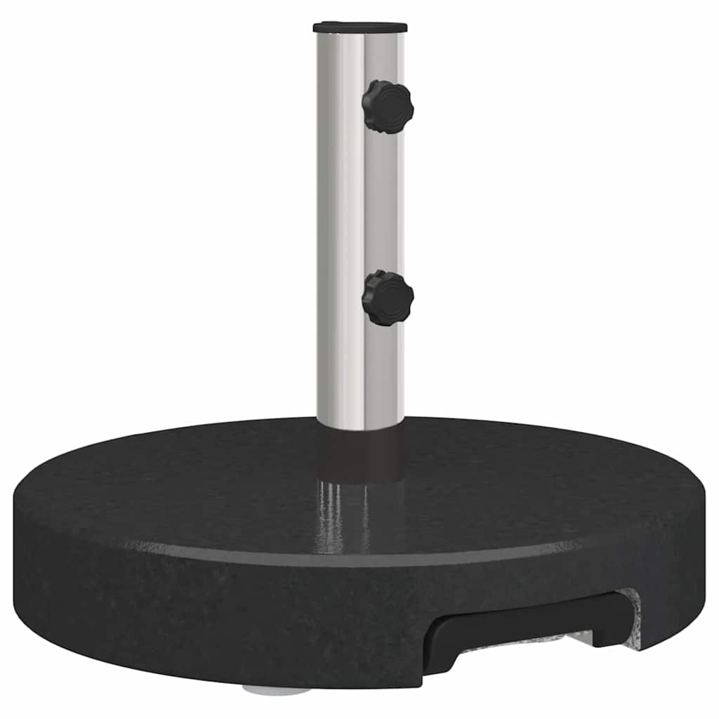 Sonnenschirmständer 29 kg Schwarz Granit Rund