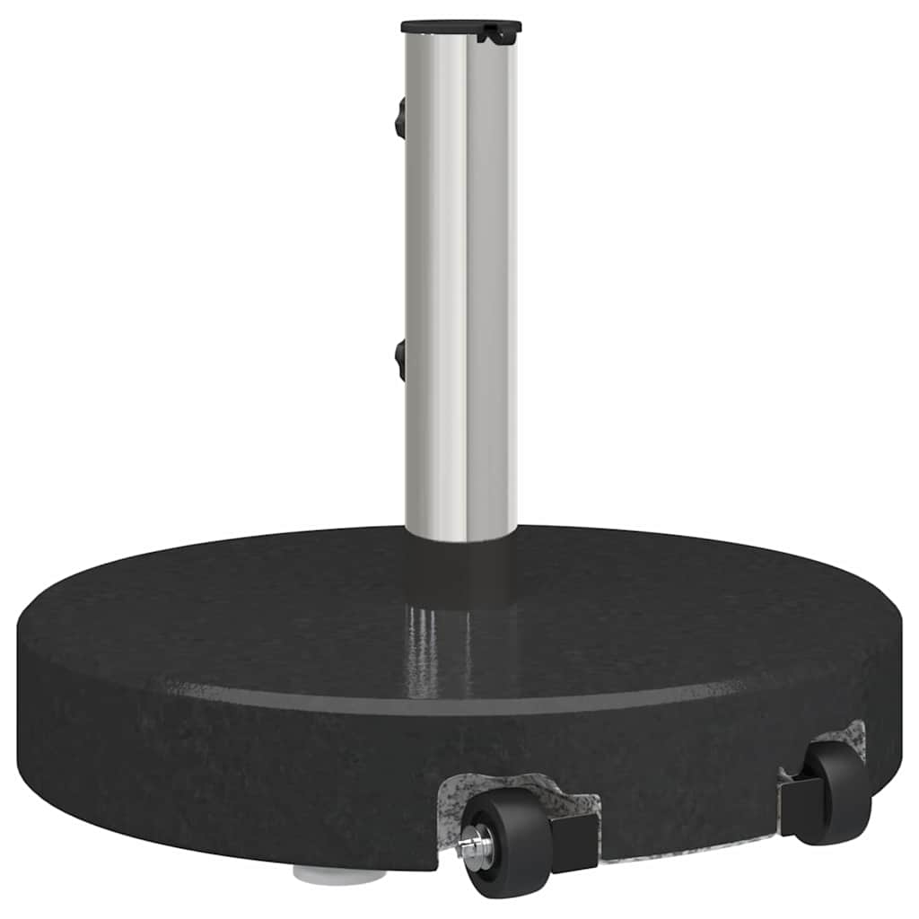 Sonnenschirmständer 29 kg Schwarz Granit Rund