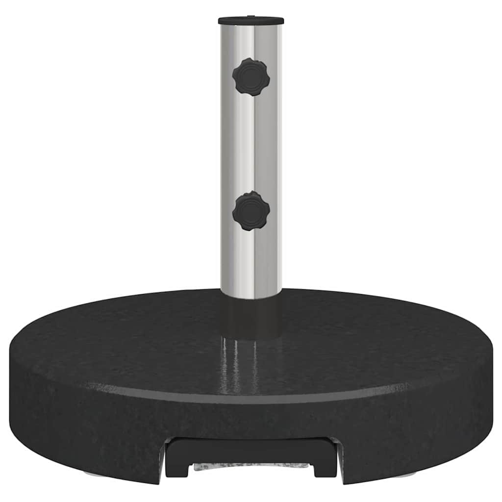 Sonnenschirmständer 29 kg Schwarz Granit Rund