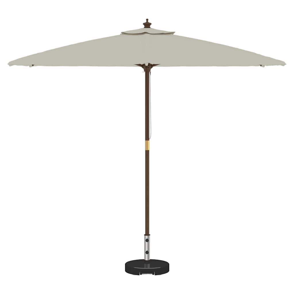 Sonnenschirmständer 29 kg Schwarz Granit Rund