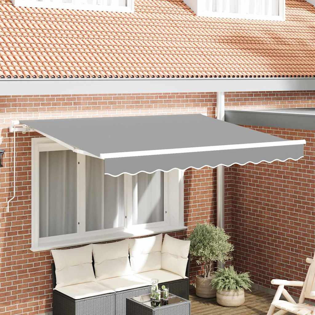 Markisenrahmen Weiß 3 x 2 m Metall