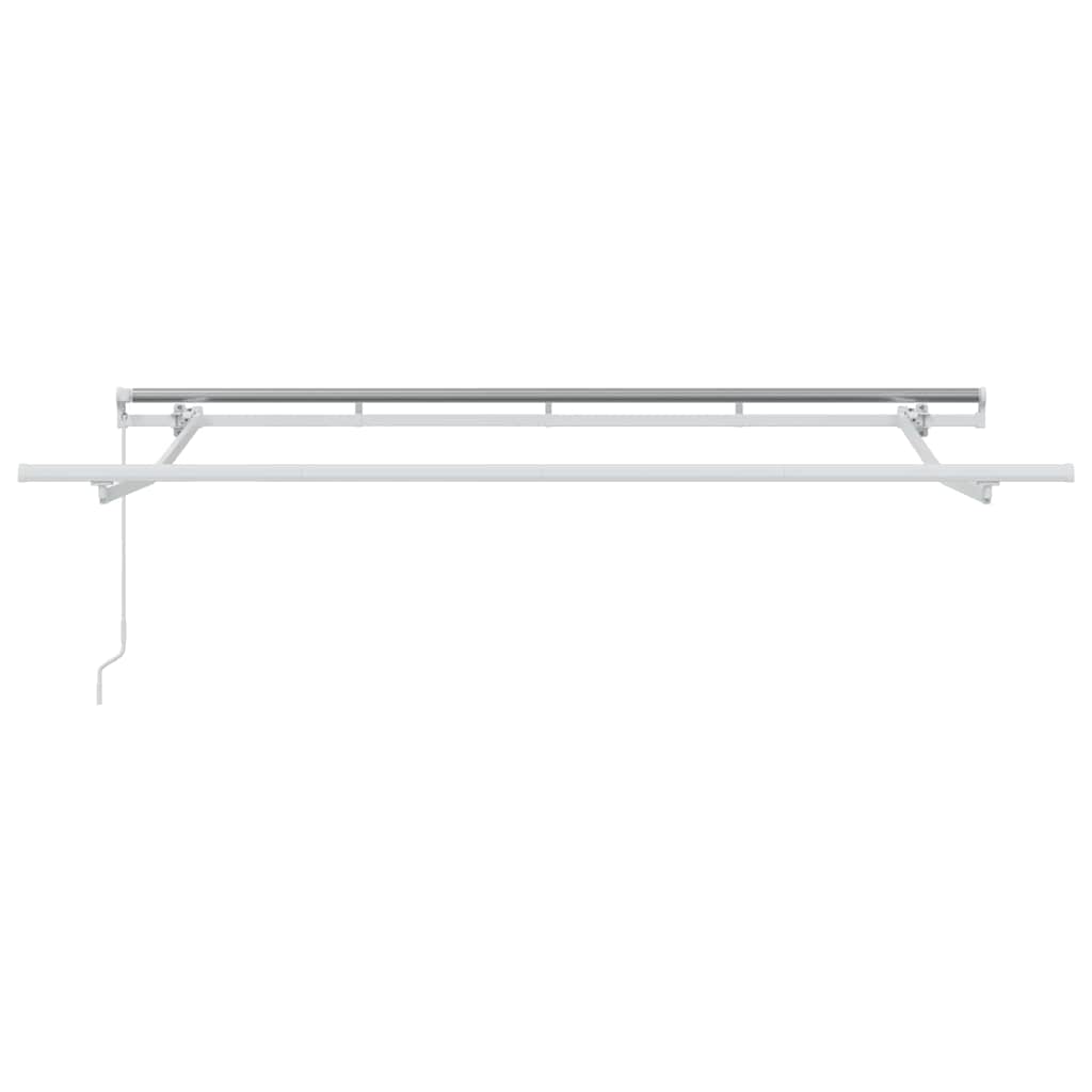 Markisenrahmen Weiß 3 x 2 m Metall