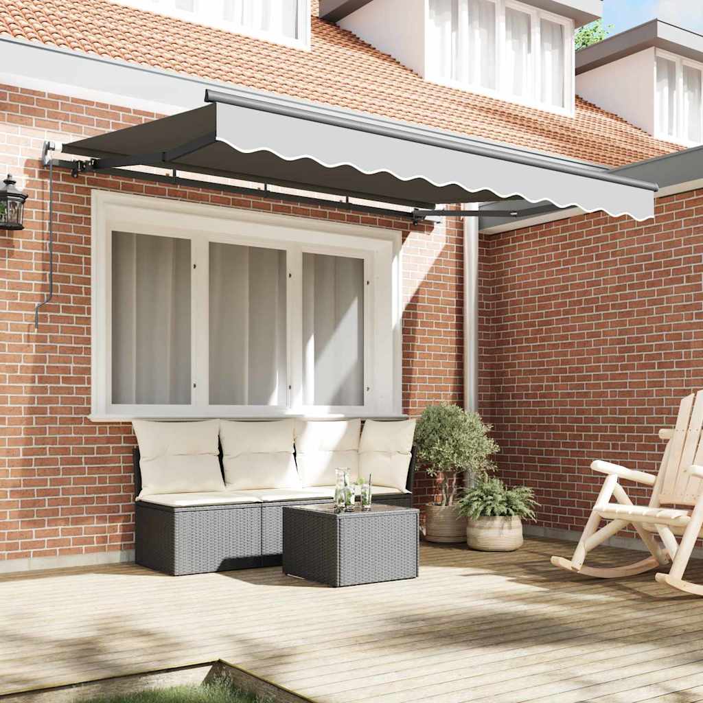 Markisenrahmen Anthrazit 3.5 x 2 m Metall