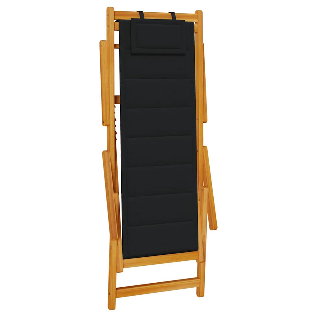 Liegestuhl 2 stk. Braun Massivholz Akazie