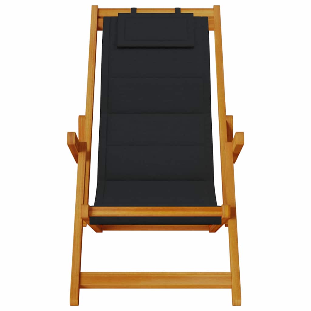 Liegestuhl 2 stk. Braun Massivholz Akazie