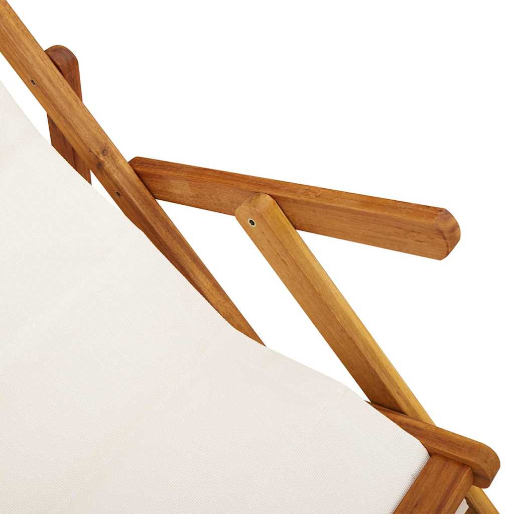Liegestuhl 2 Stk. Braun Massivholz Akazie