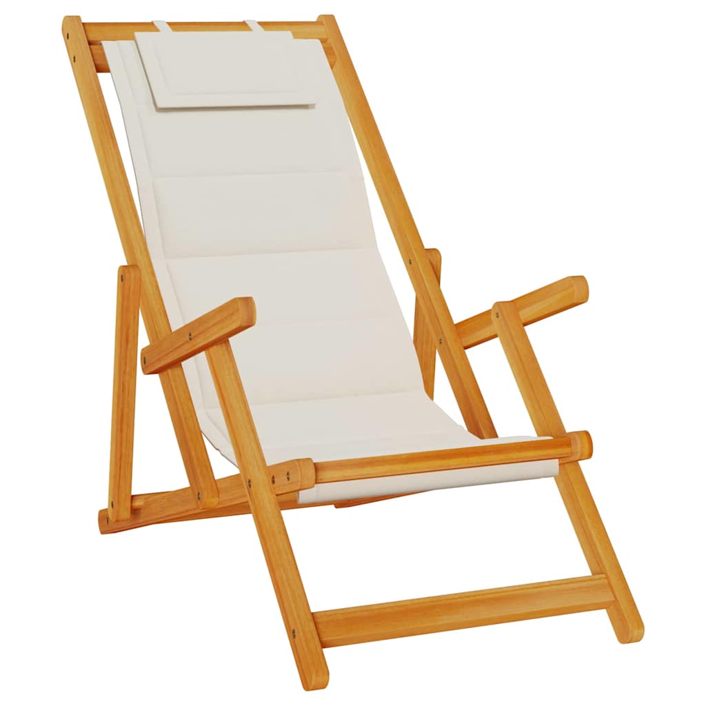 Liegestuhl 2 Stk. Braun Massivholz Akazie