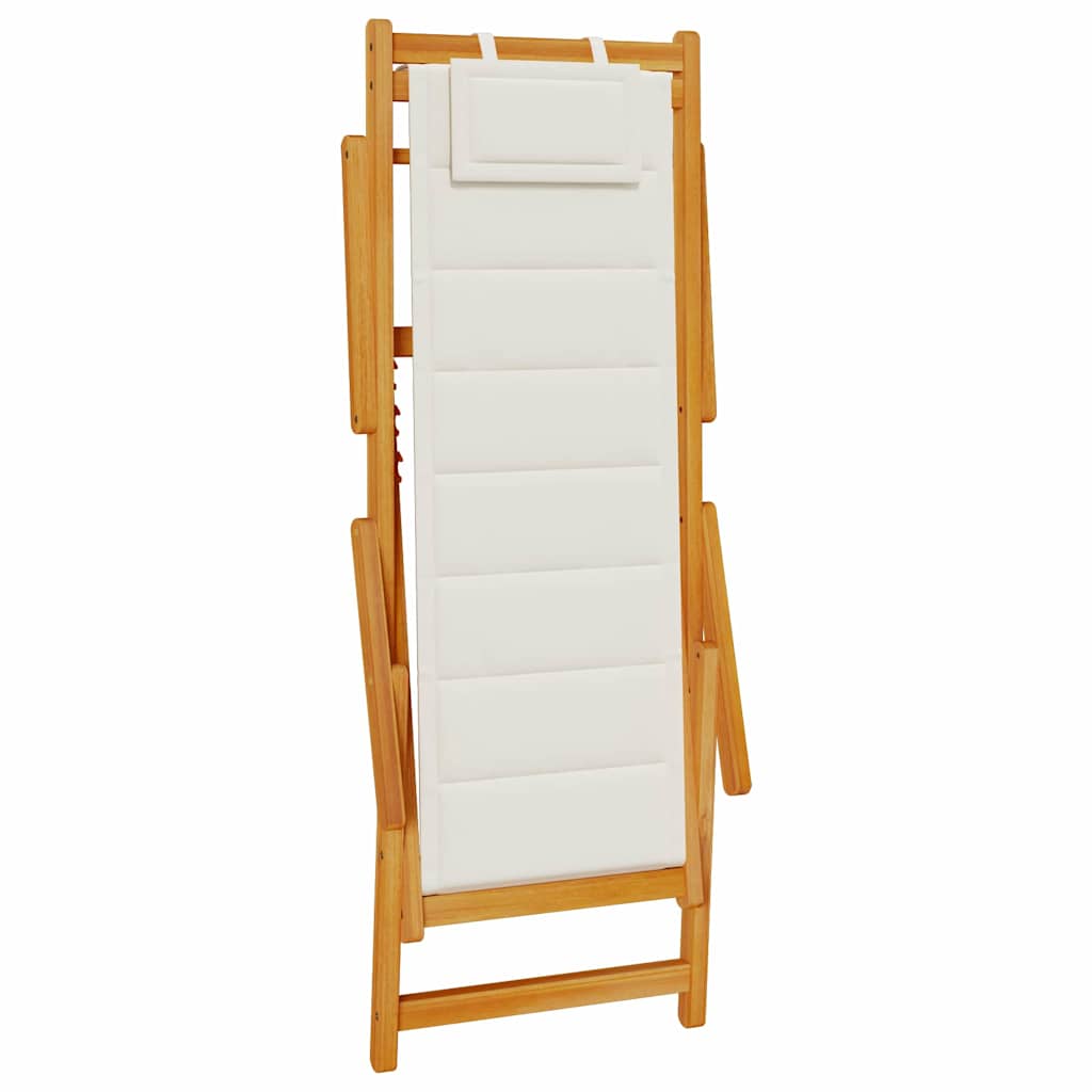 Liegestuhl 2 Stk. Braun Massivholz Akazie