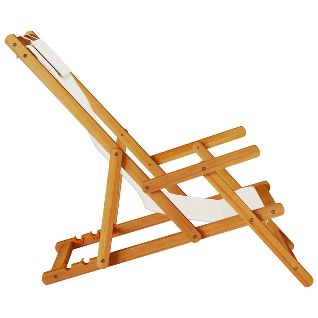 Liegestuhl 2 Stk. Braun Massivholz Akazie