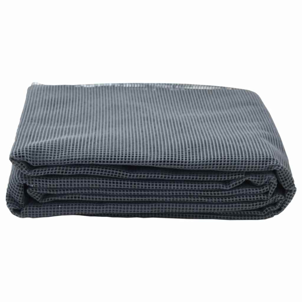 Zeltteppich Anthrazit 500 x 350 cm Polyester