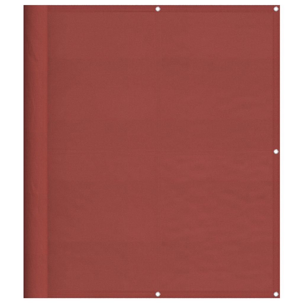 Balkon-Sichtschutz Terrakotta 120x700 cm 100 % Polyester-Oxford