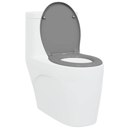 Toilettensitz Grau 47 x 37 x 4 cm Duroplast
