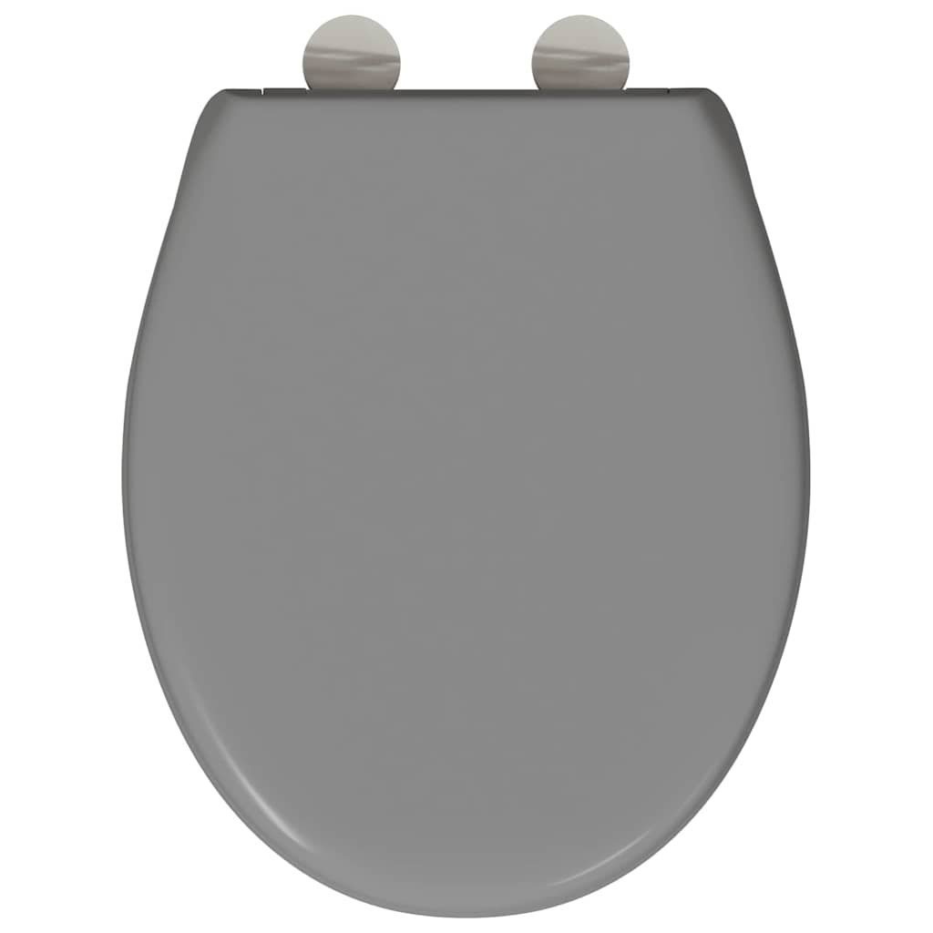 Toilettensitz Grau 47 x 37 x 4 cm Duroplast