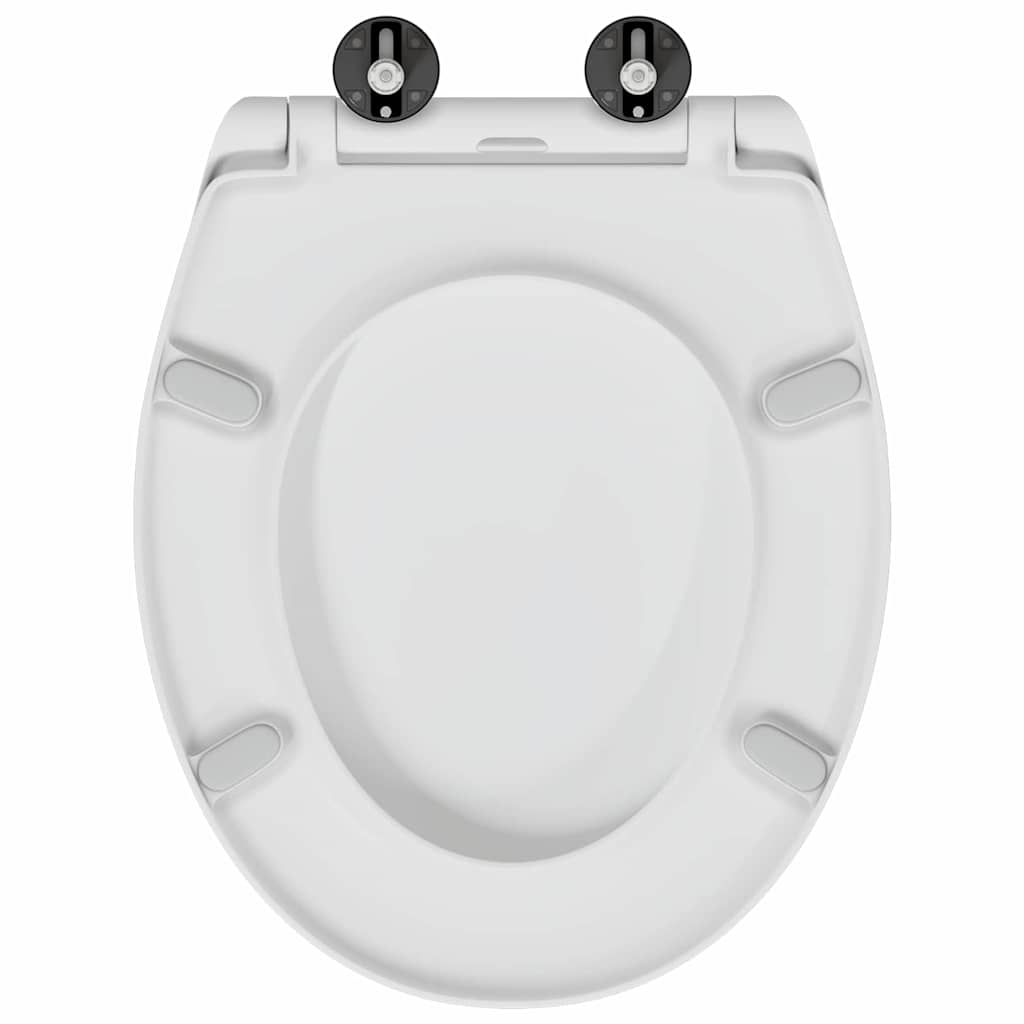 Toilettensitz Weiß 47 x 37 x 4 cm Duroplast