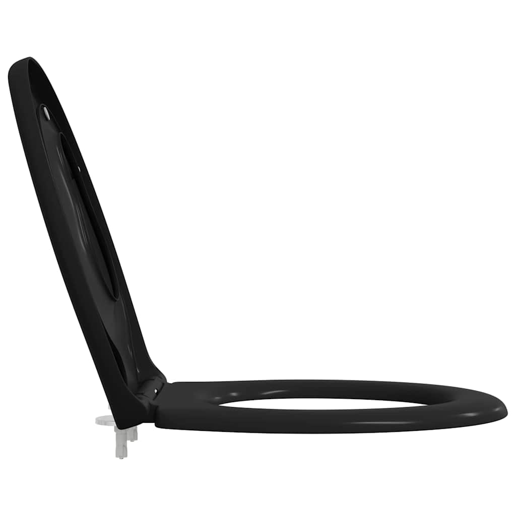 Toilettensitz Schwarz 47 x 37 x 4 cm Duroplast