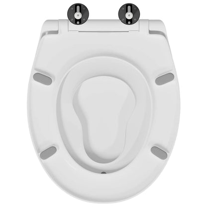 Toilettensitz Weiß 47 x 37 x 4 cm Duroplast