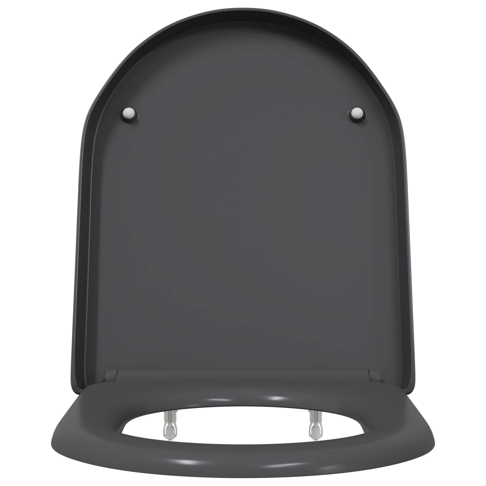 Toilettensitz Anthrazit 49 x 36 x 4 cm Duroplast