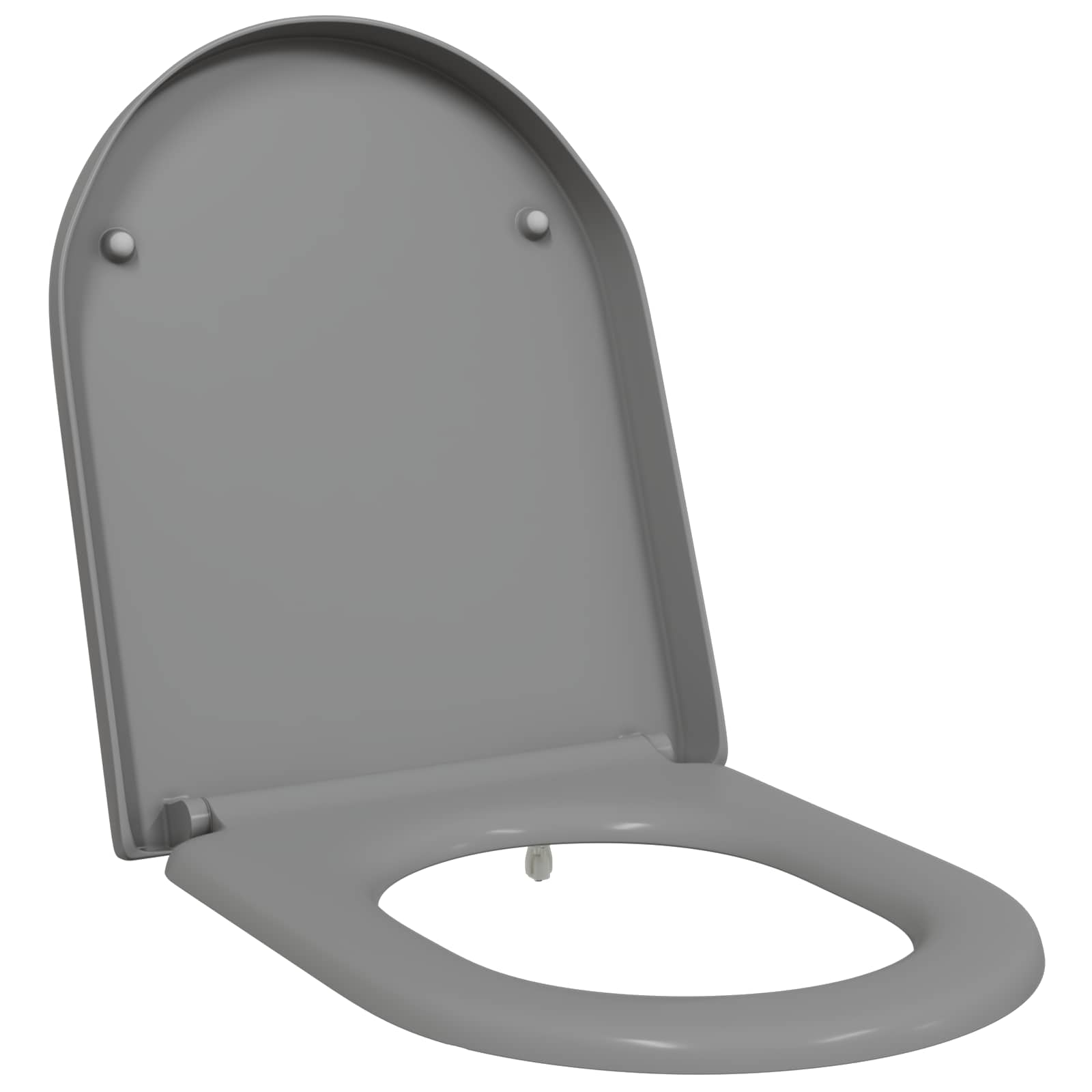 Toilettensitz Grau 49 x 36 x 4 cm Duroplast