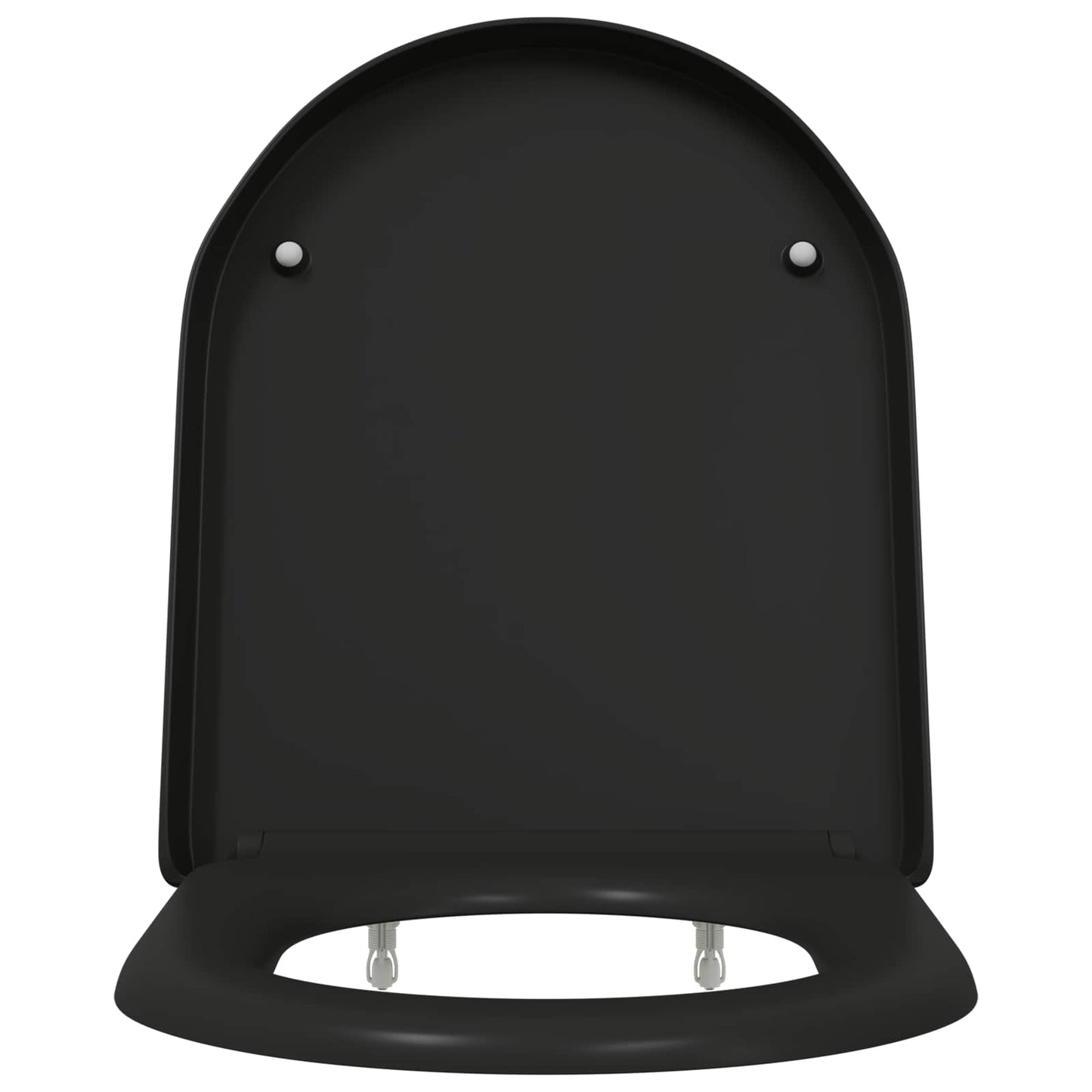 Toilettensitz Schwarz 49 x 36 x 4 cm Duroplast