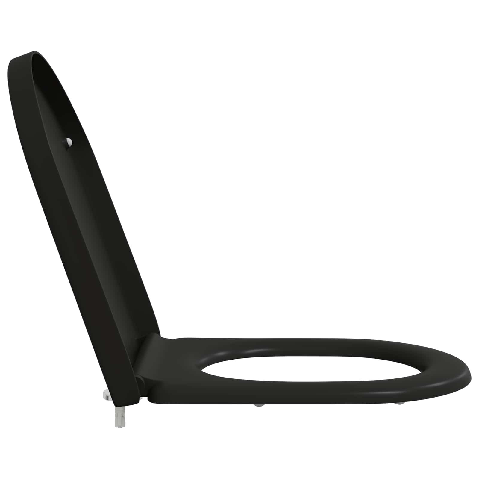 Toilettensitz Schwarz 49 x 36 x 4 cm Duroplast