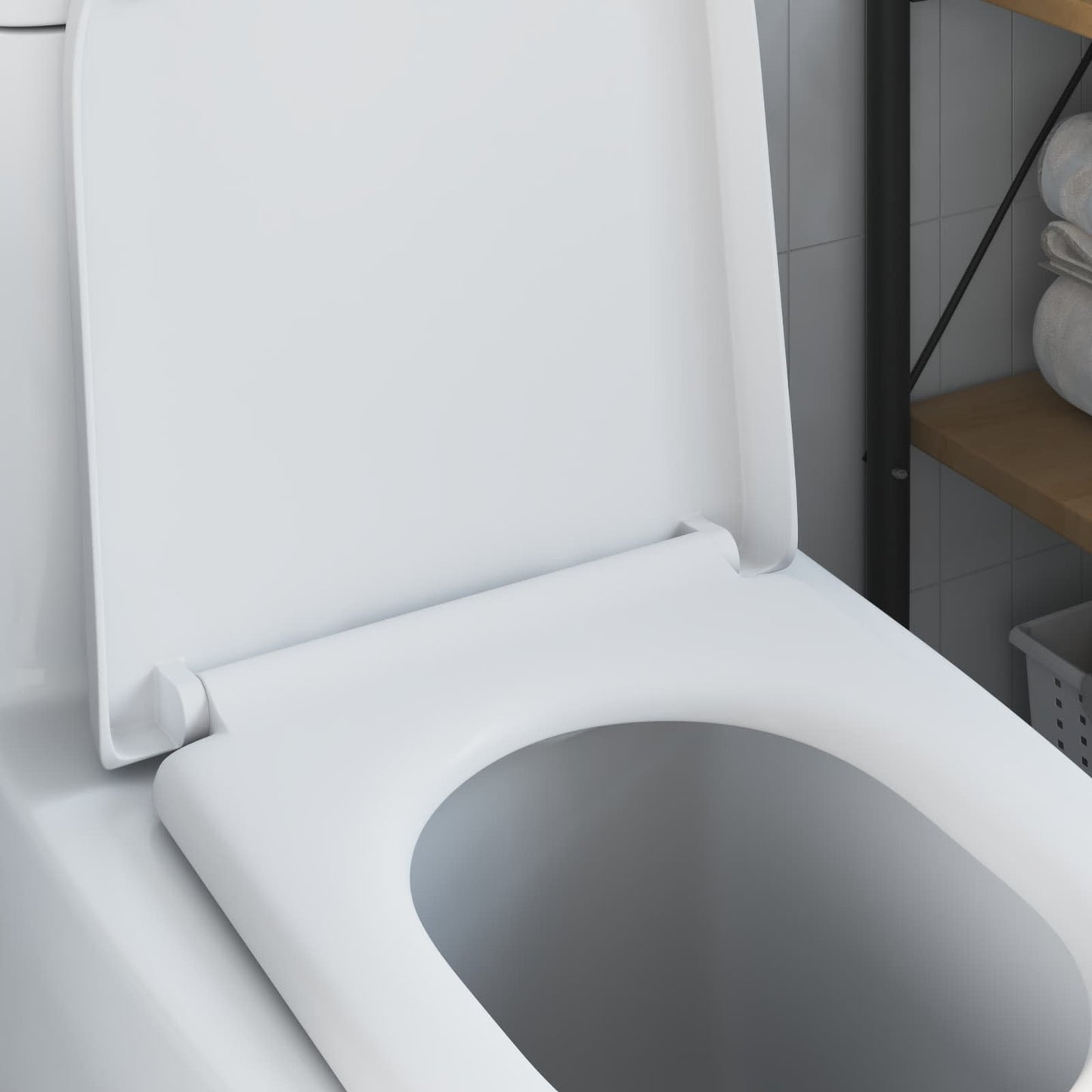 Toilettensitz Weiß 49 x 36 x 4 cm Duroplast