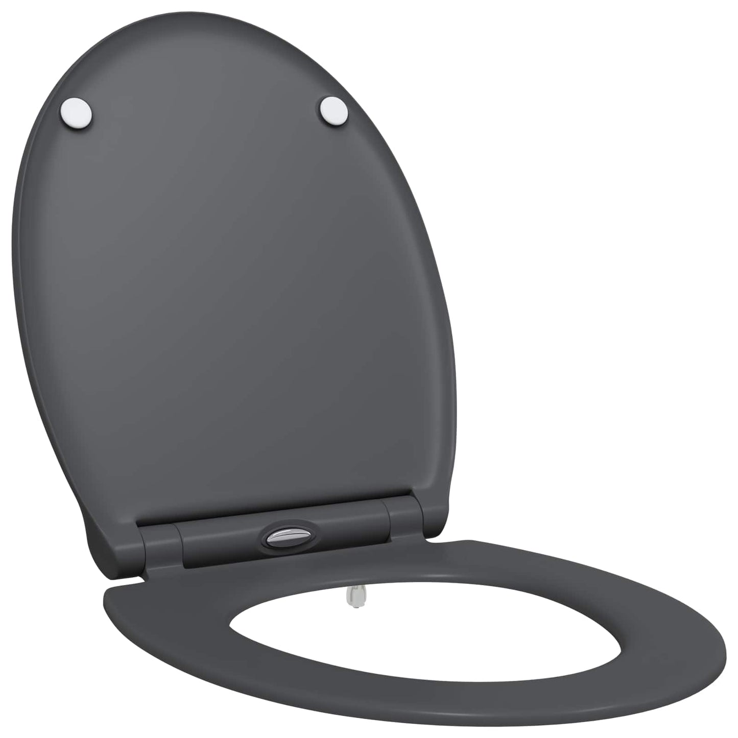 Toilettensitz Anthrazit 45,5 x 37,5 x 3,8 cm Duroplast