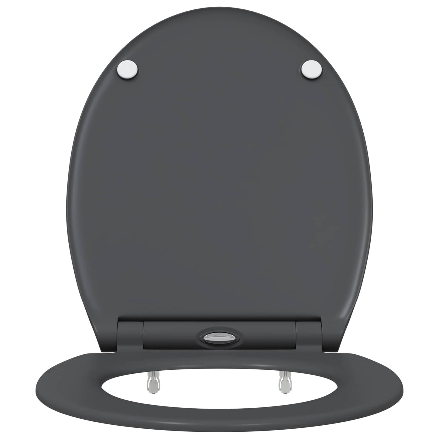 Toilettensitz Anthrazit 45,5 x 37,5 x 3,8 cm Duroplast