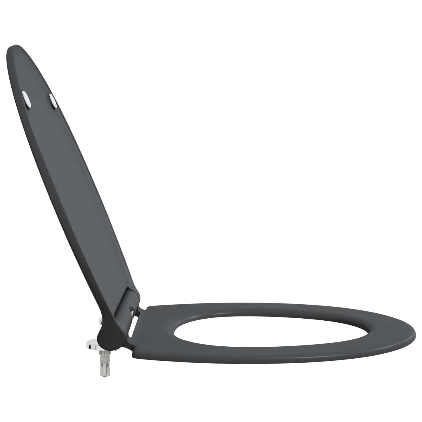 Toilettensitz Anthrazit 45,5 x 37,5 x 3,8 cm Duroplast