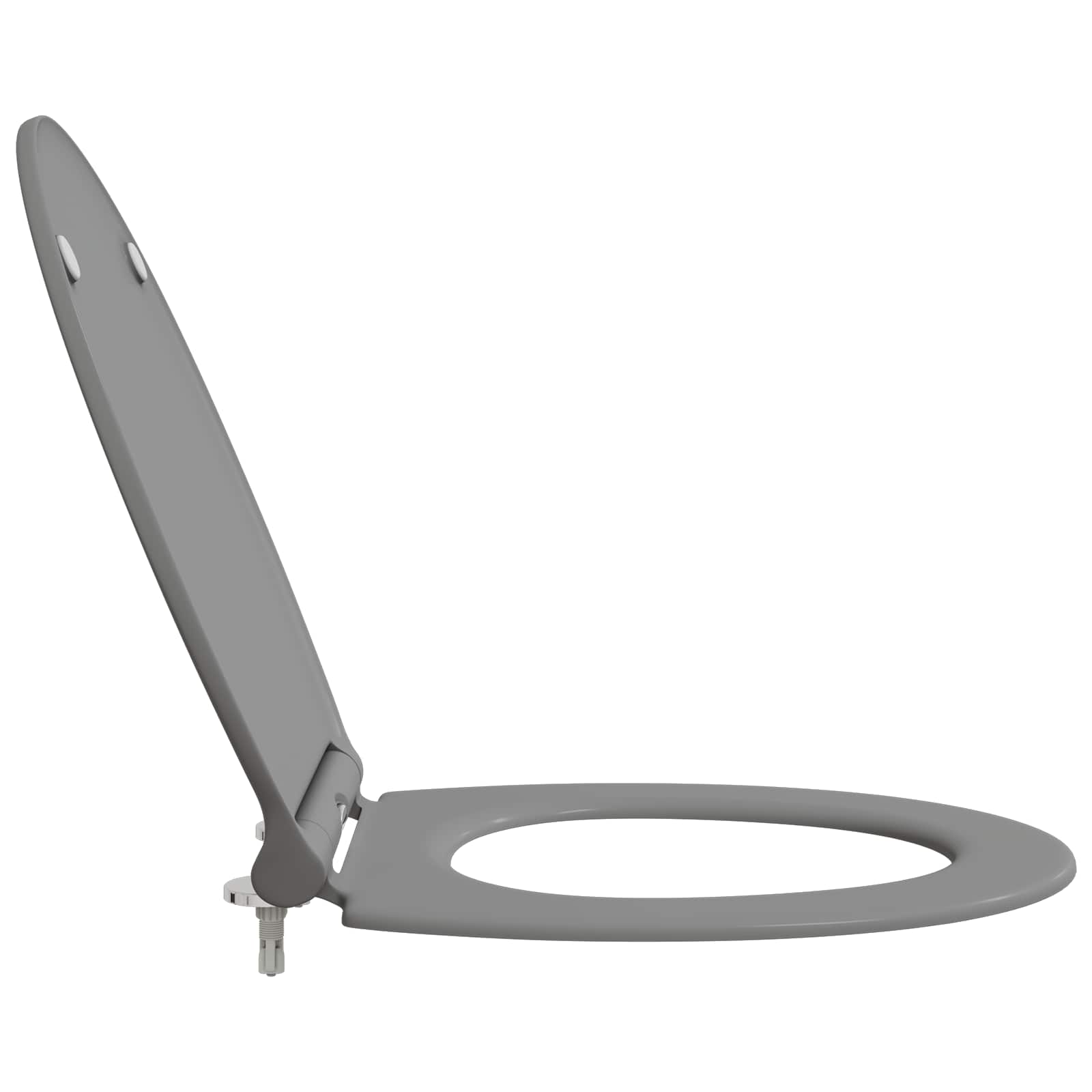 Toilettensitz Grau 45,5 x 37,5 x 3,8 cm Duroplast
