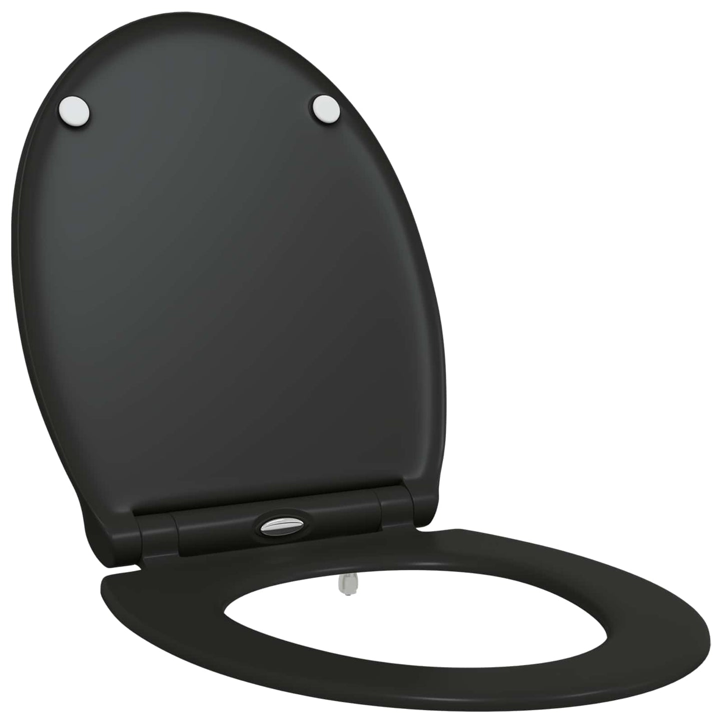 Toilettensitz Schwarz 45,5 x 37,5 x 3,8 cm Duroplast