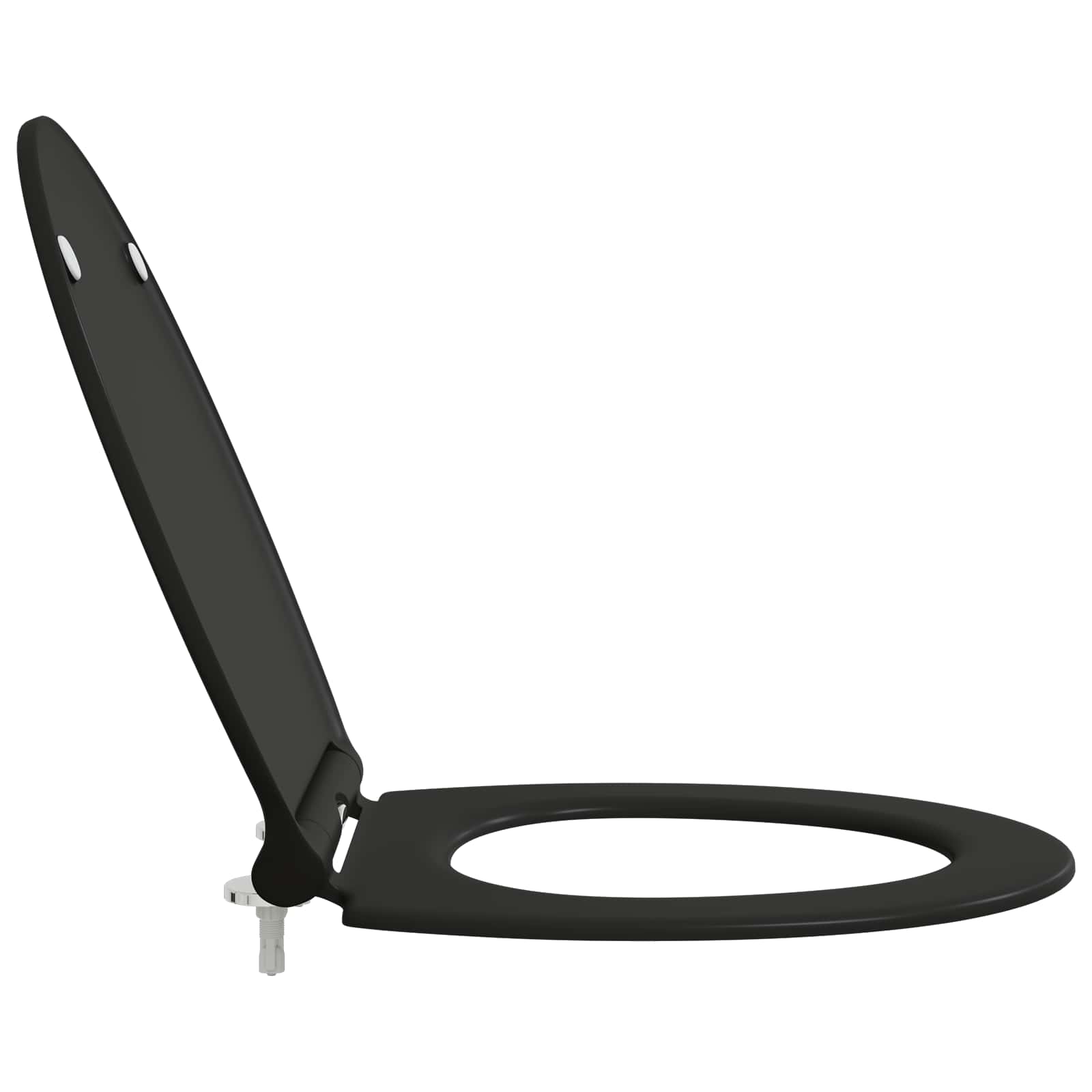 Toilettensitz Schwarz 45,5 x 37,5 x 3,8 cm Duroplast