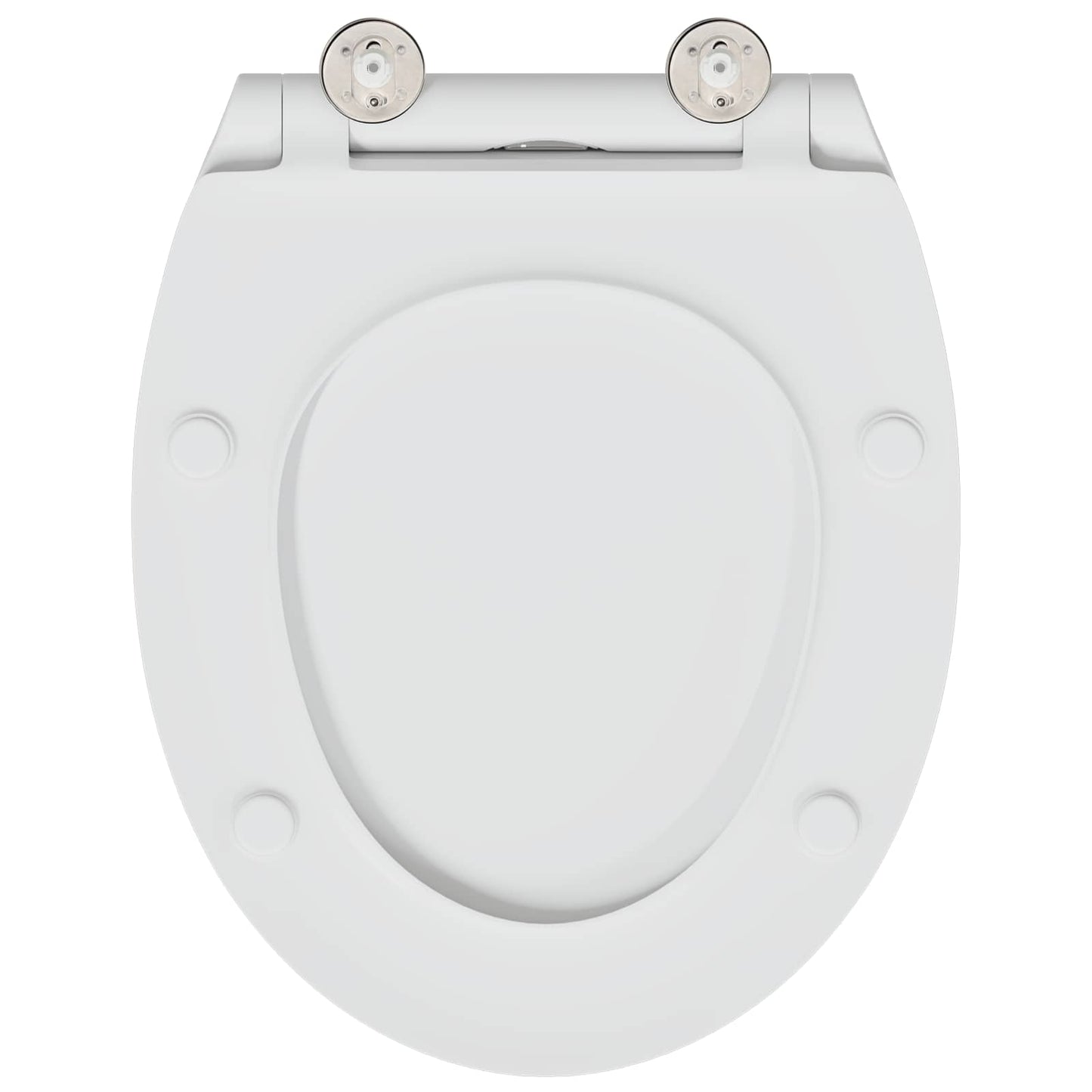 Toilettensitz Weiß 45,5 x 37,5 x 3,8 cm Duroplast