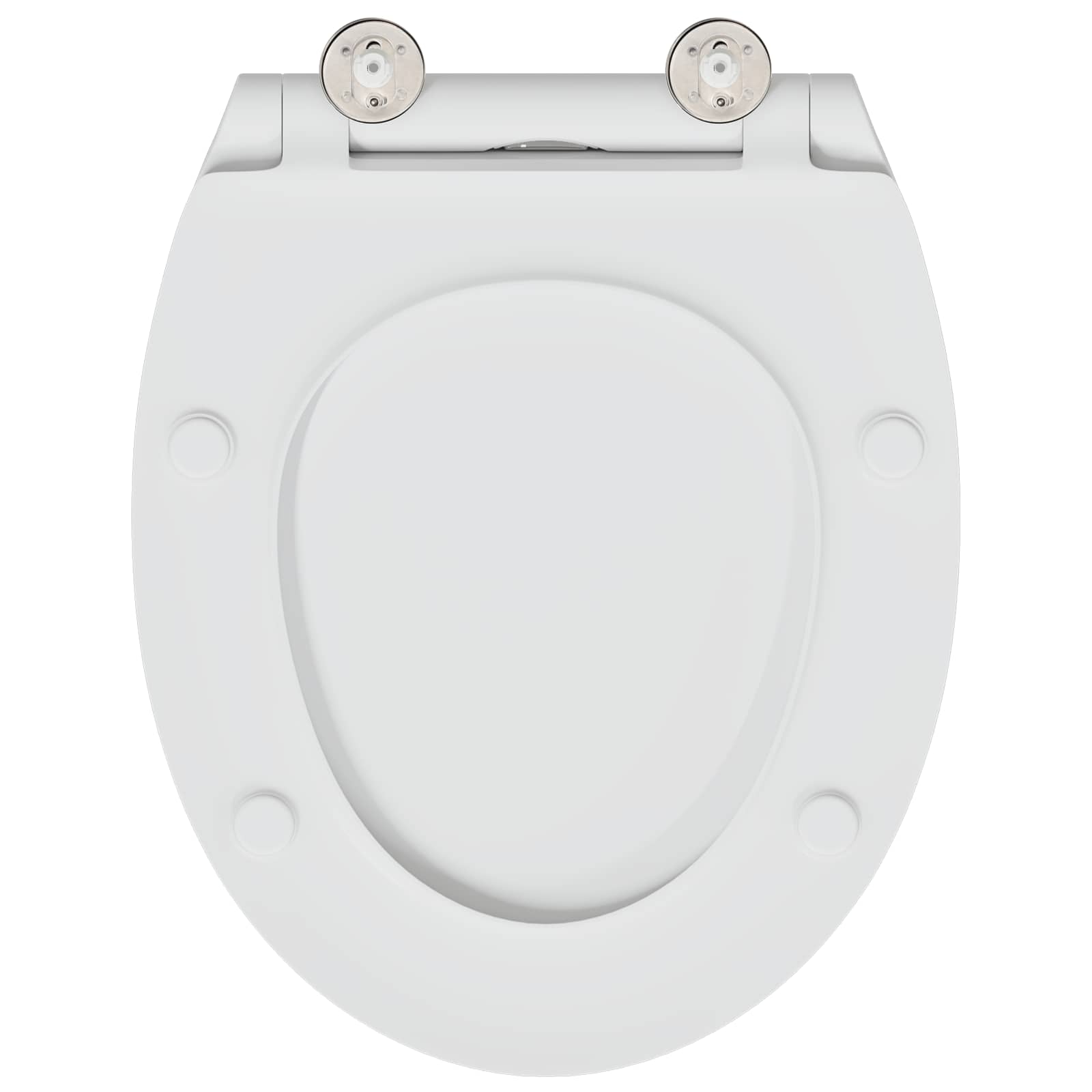 Toilettensitz Weiß 45,5 x 37,5 x 3,8 cm Duroplast