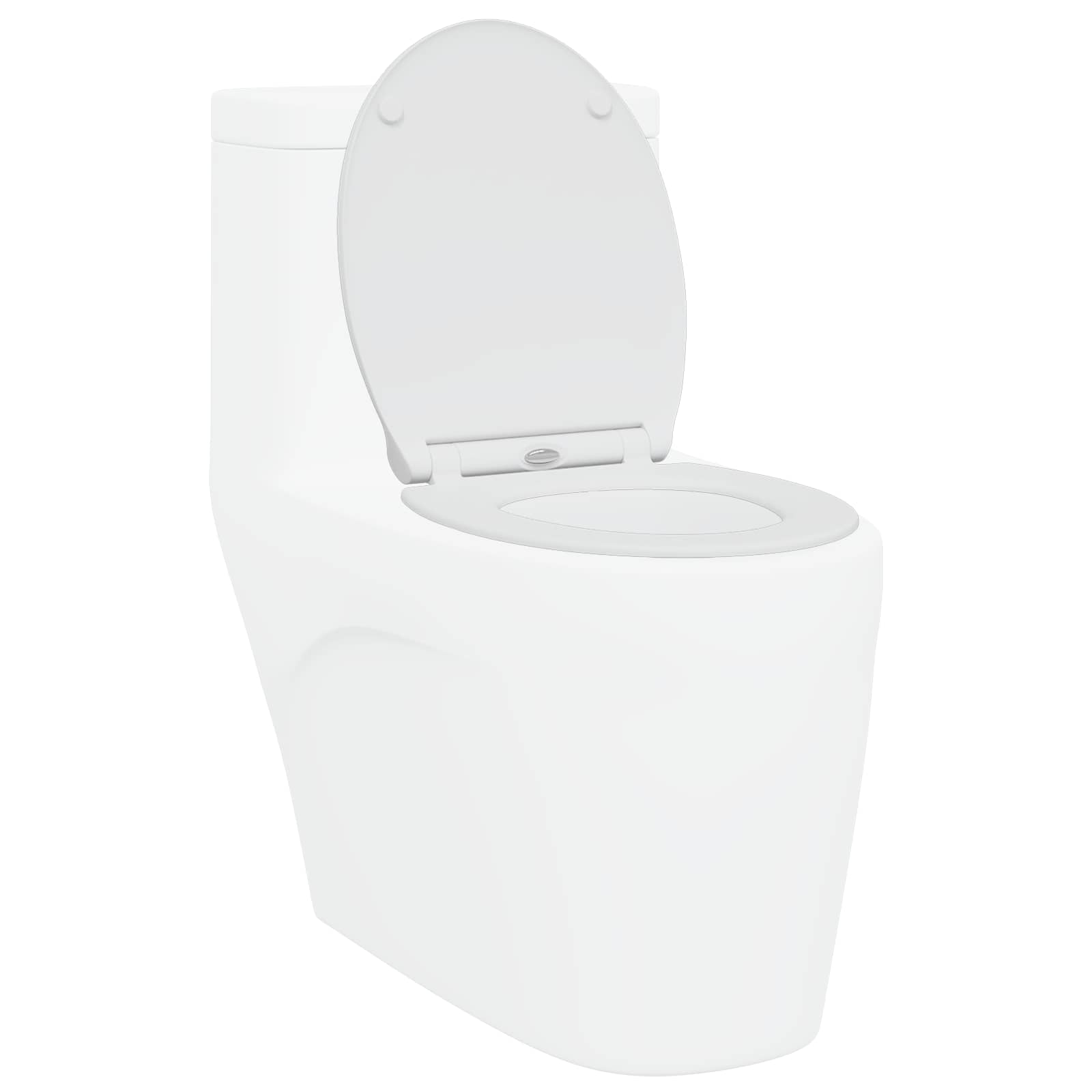 Toilettensitz Weiß 45,5 x 37,5 x 3,8 cm Duroplast