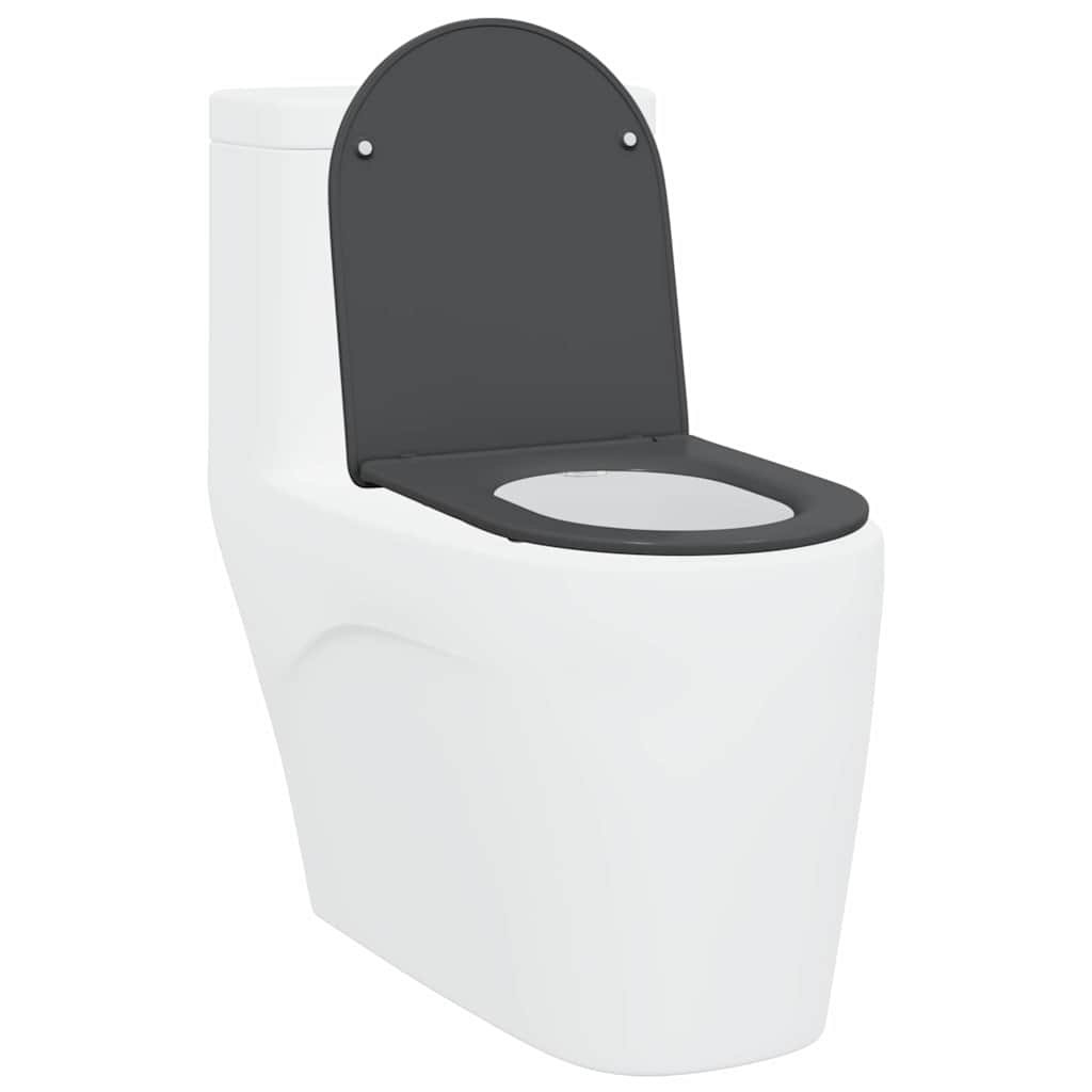 Toilettensitz Anthrazit 47 x 36 x 3,4 cm Duroplast