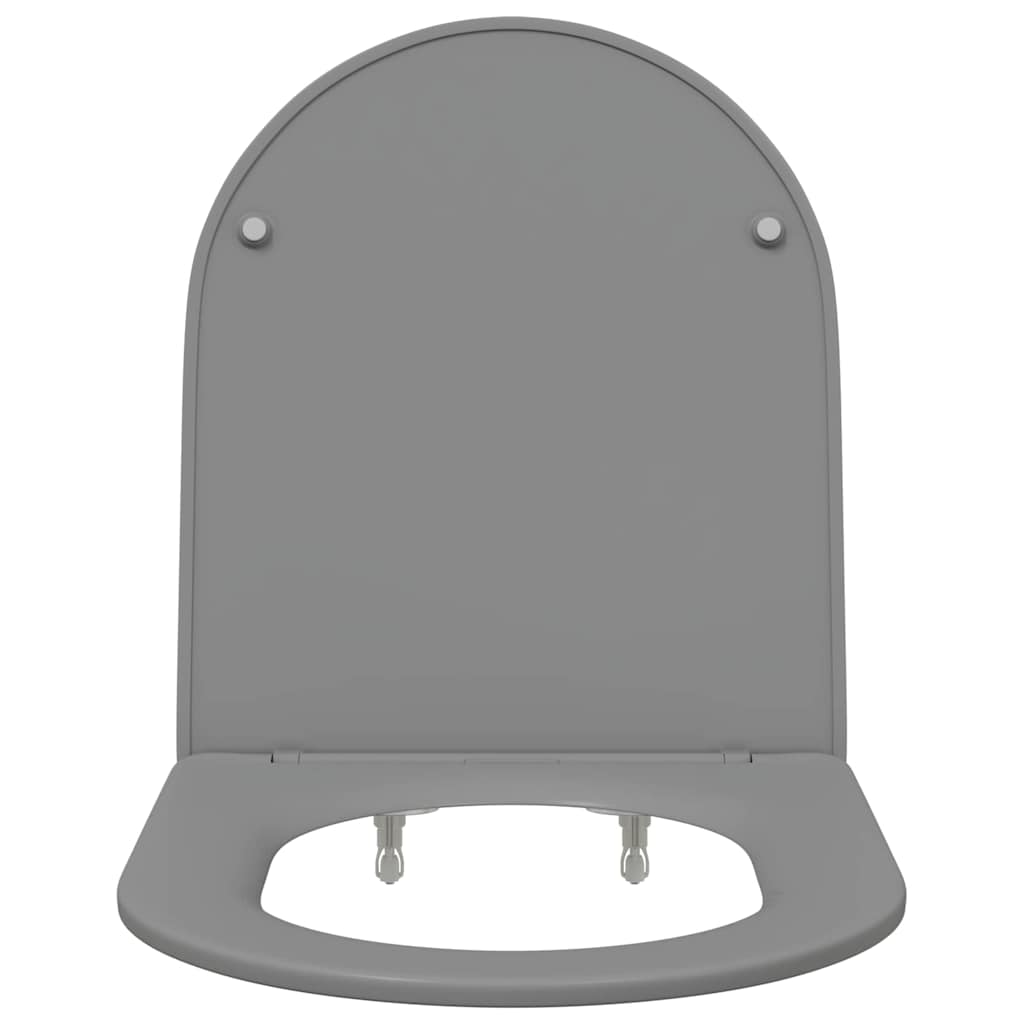 Toilettensitz Grau 47 x 36 x 3,4 cm Duroplast