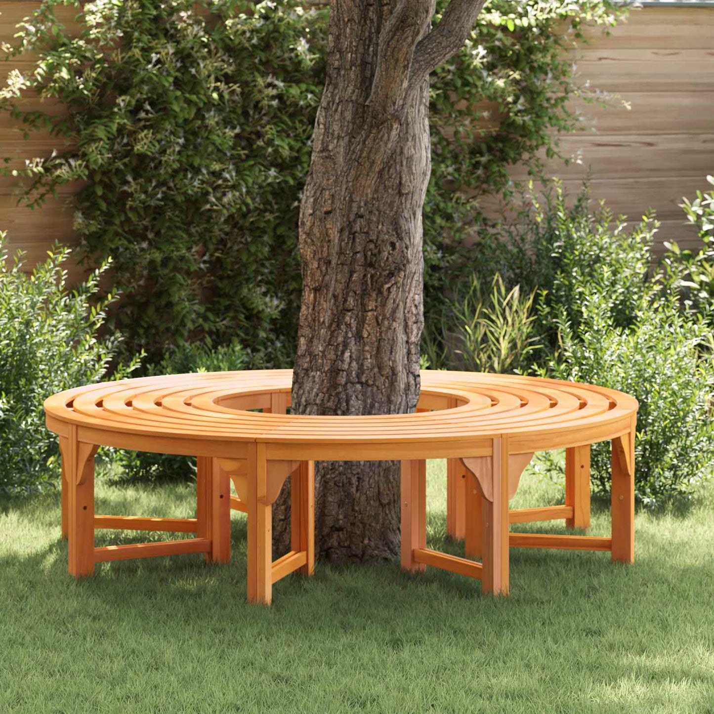 Baumbank 8 -Seater 2 Stk. 160 x 80 x 45cm Natur