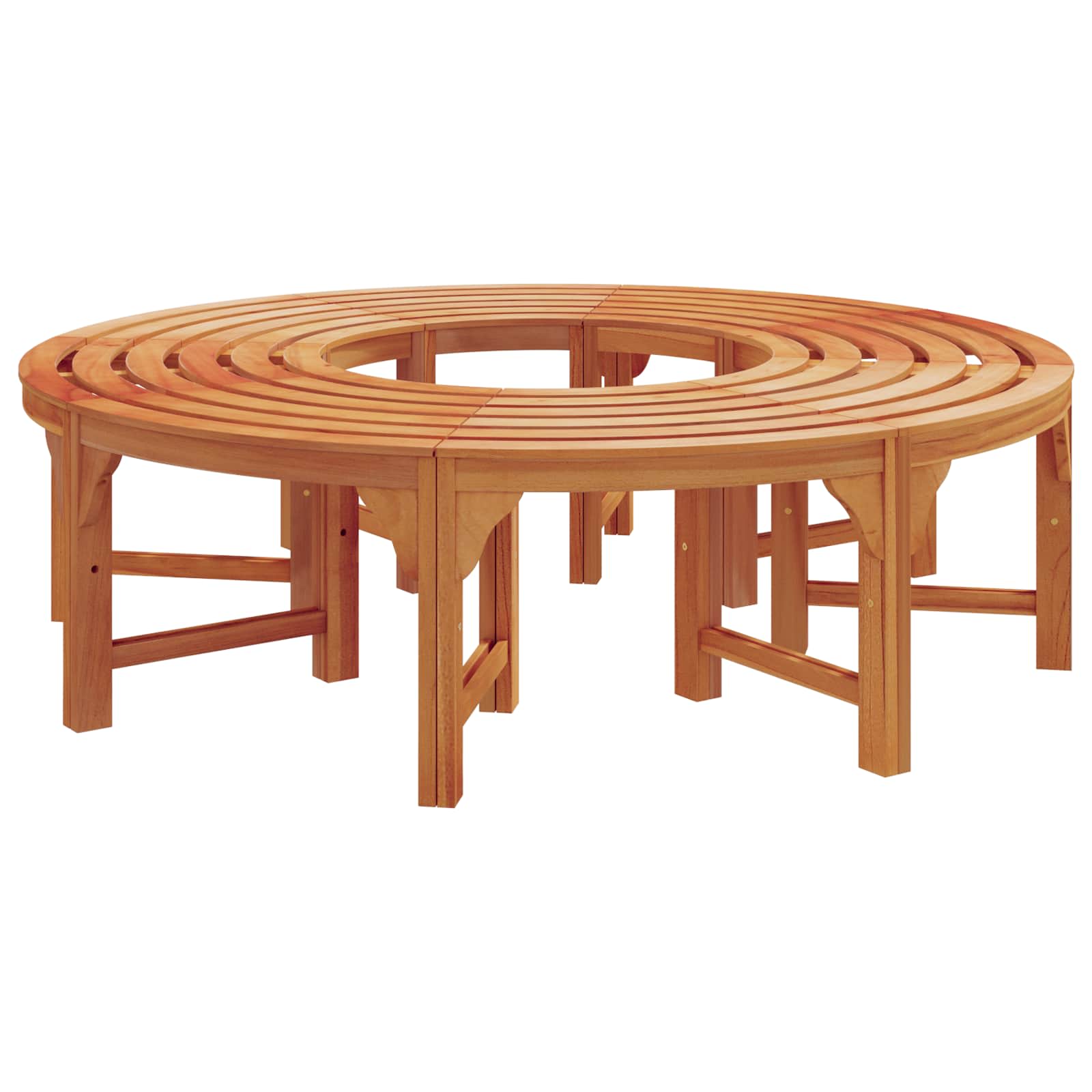 Baumbank 2 pcs Natur 160 x 80 x 45cm Massives Eukalyptus Holz