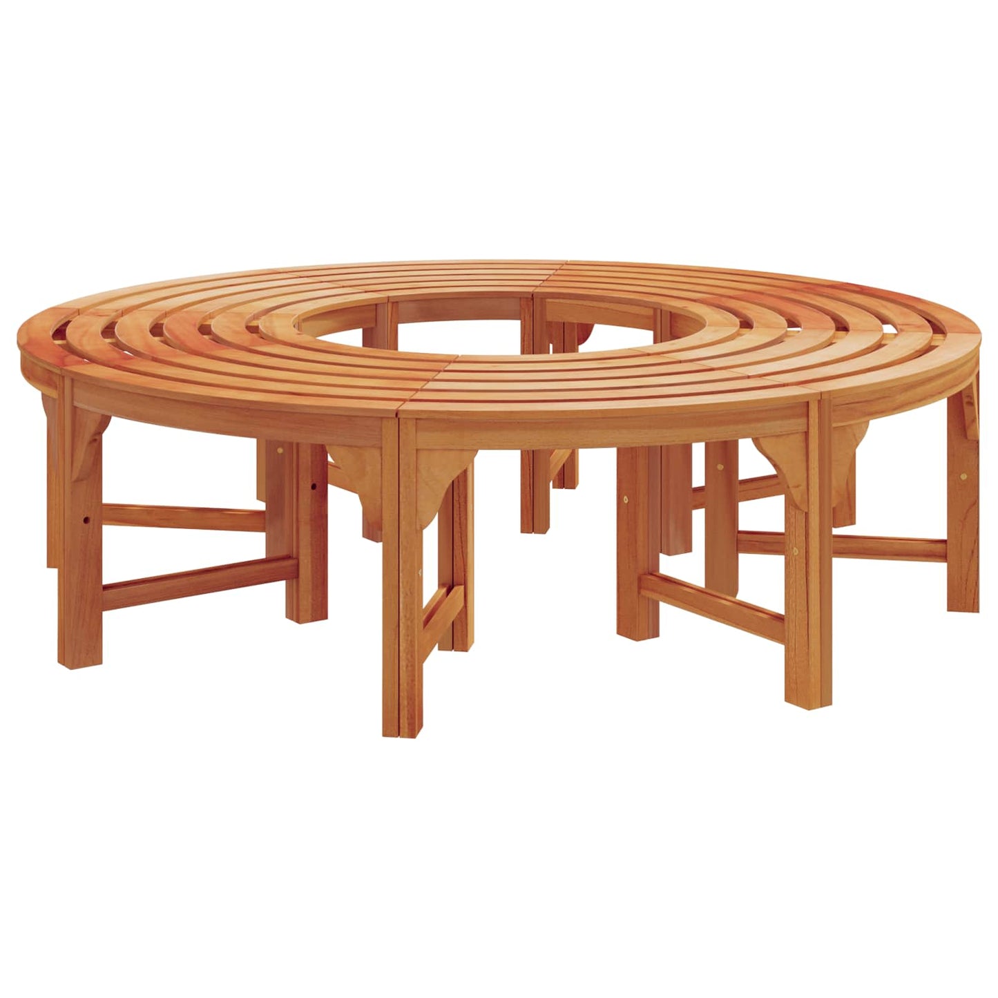 Baumbank 8 -Seater 2 Stk. 160 x 80 x 45cm Natur