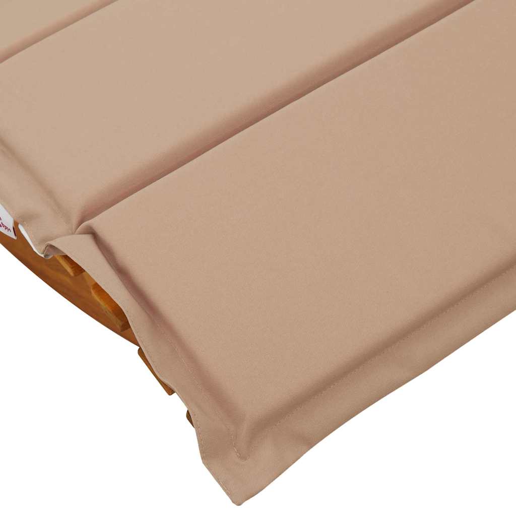 Sonnenliege mit Kissen 2-Person 2 pcs Braun Massivholz Akazie