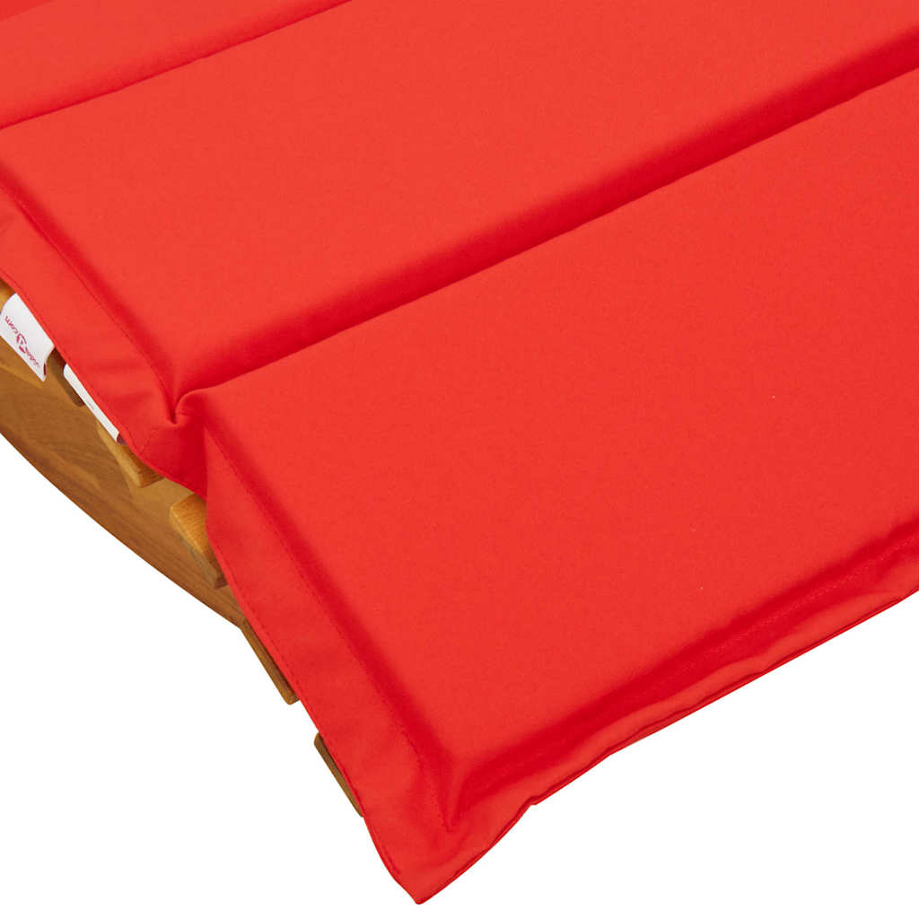 Sonnenliege 2 pcs Braun 60 x 154 x 74cm Massivholz Akazie